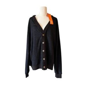 NWT TALLIA SPORT Men’s Slim Fit XXL Camo Cardigan Button Down